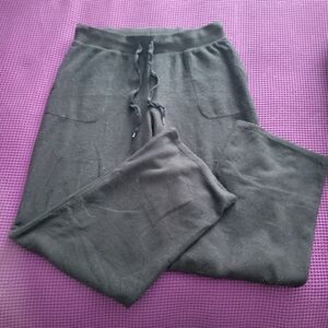 Cuddl Duds fleecewear with stretch Black sweatpants